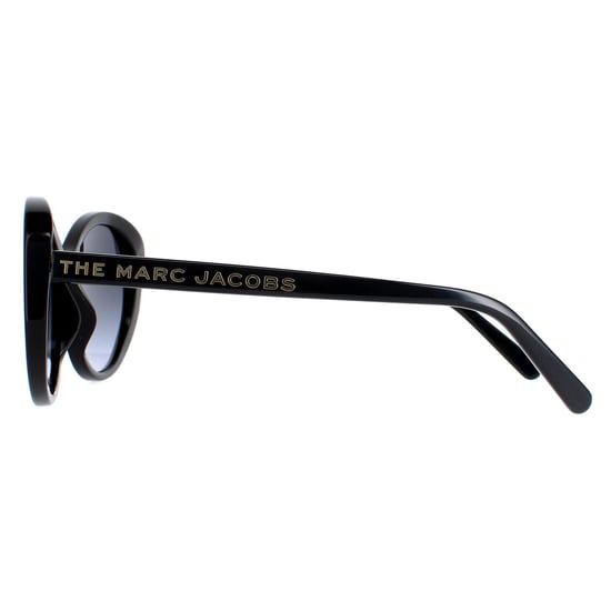 Marc Jacobs Oval Womens Black Dark Grey Gradient 520/S