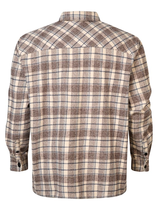 Petrol Industries - Karierte Hemd Plus Size Southeast Herren - Braun - Image 2
