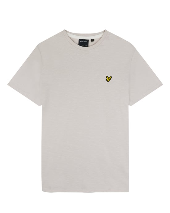 Lyle & Scott Grobstrick-Slub-T-Shirt für Herren in Beige - Image 1