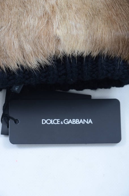 Dolce & Gabbana Women Virgin Wool Knitted Hat - Image 3