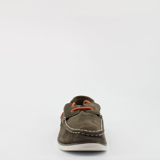 Timberland Seabury Kids Green Boat Shoes