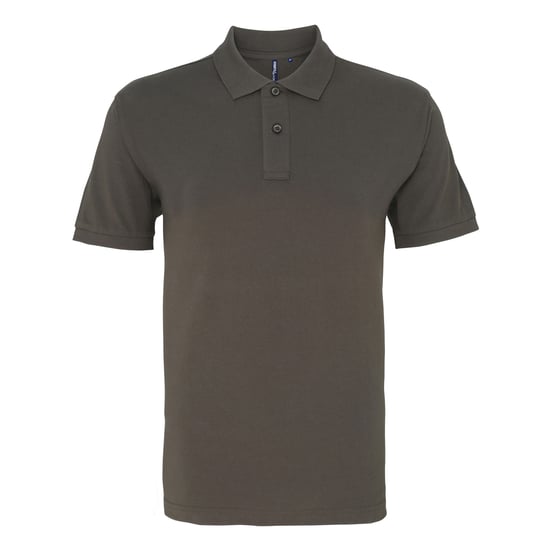 Asquith & Fox Herren Polohemd mit kurzen Ärmeln (Schiefer) - Image 1
