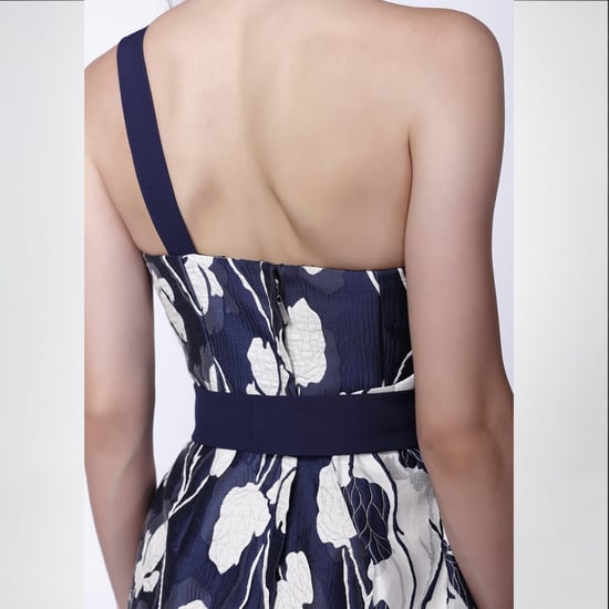 Jacquard-Blumen-Bustierkleid - Image 4