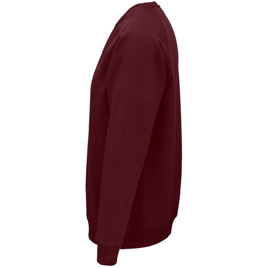 SOLS Unisex Erwachsene Space Organic Raglan Sweatshirt (Burgund) - Image 3