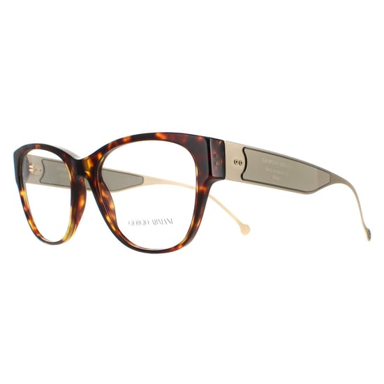 Giorgio Armani Cat Eye Womens Dark Havana Glasses