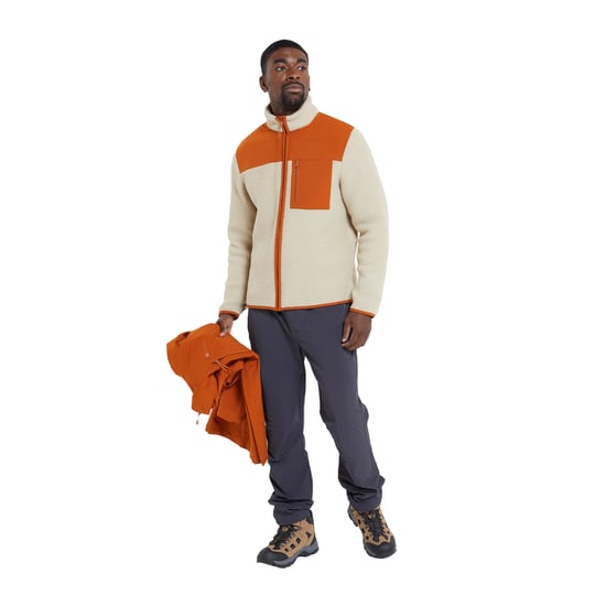 Mountain Warehouse Mens Wetlands 3 in 1 Waterproof Jacket (Rust)