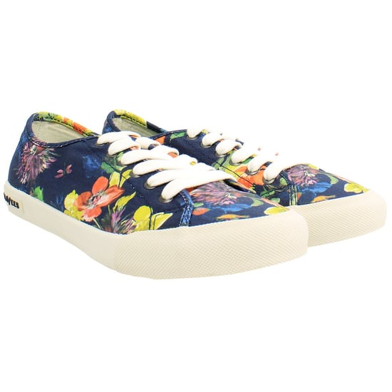 Seavees Monterey Trina Turk Damen Navy Plimsolls - Image 2