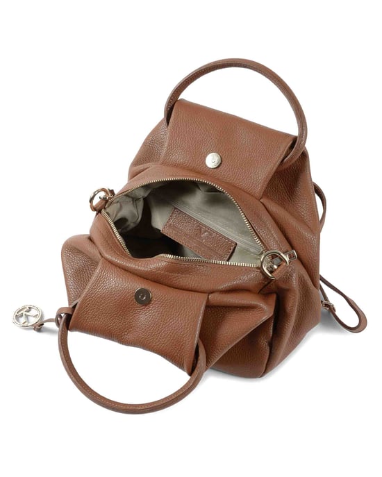 V Italia Womens Bag Tan V10312 52 Dollaro Cuoio
