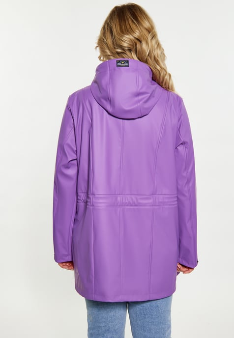 Schmuddelwedda Regenmantel Damen lila - Image 4