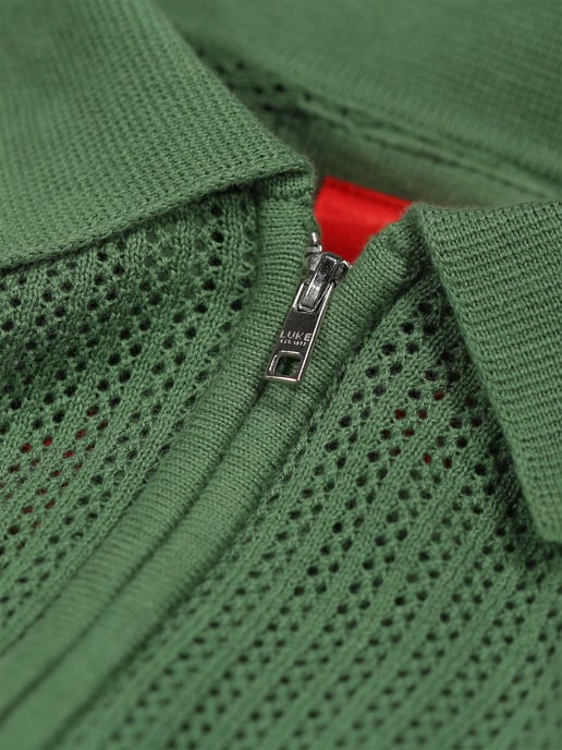 Luke 1977 Juggernaut Knit Polo Green
