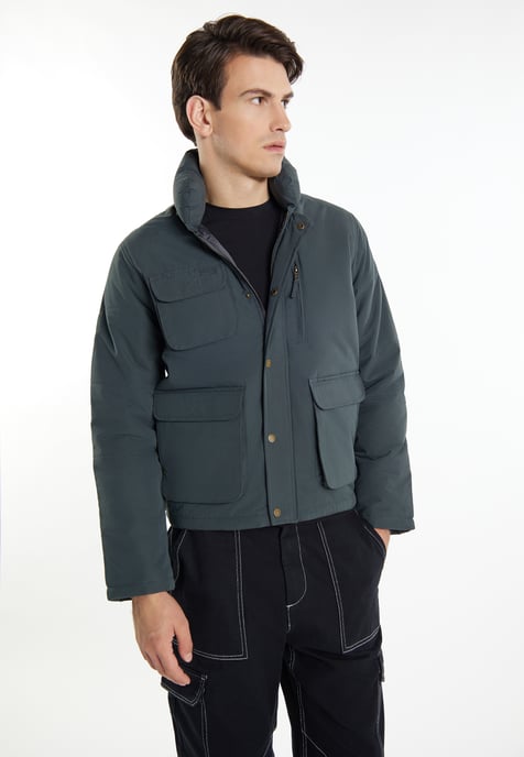 Mo Wattierter Blouson Herren Holzkohle - Image 3