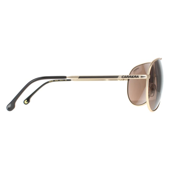 Carrera Aviator Unisex Matte Gold Brown Gipsy 65