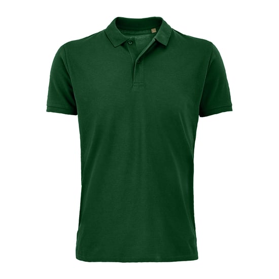 SOLS Herren Planet Pique Bio-Poloshirt (Frozen Green) - Image 1
