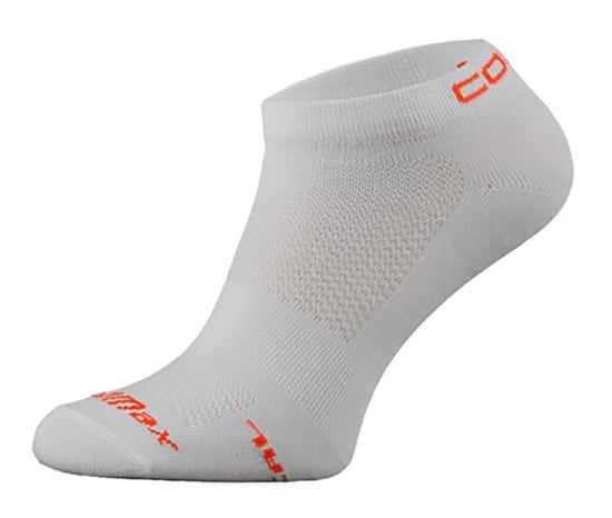 COMODO - Compressport Chaussettes Running | Basses | Coolmax | Renforcées - Blanc - Image 1
