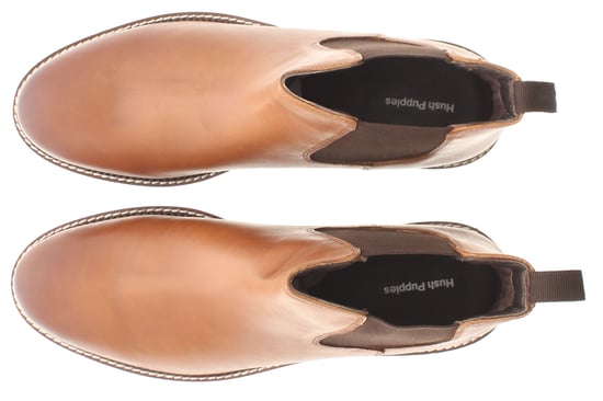 Hush Puppies Gwyneth Chelsea Wildleder Damen Stiefeletten In Tan - Image 6