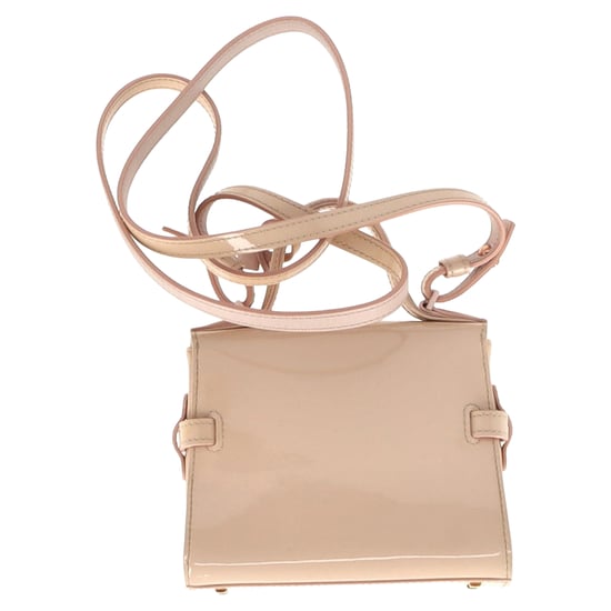 Delvaux Tempete Mikro Tasche aus beigem Lackleder - Image 2