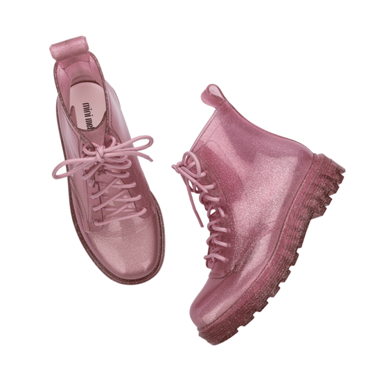 Coturno Glitter Pink Boot