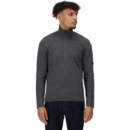 Regatta Mens Ferdo Sustainable Cotton Half Zip Fleece