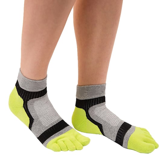TOETOE - Herren- und Damen atmungsaktive Sport leichte Laufsocken mit niedrigem Schnitt - Grün - Image 2
