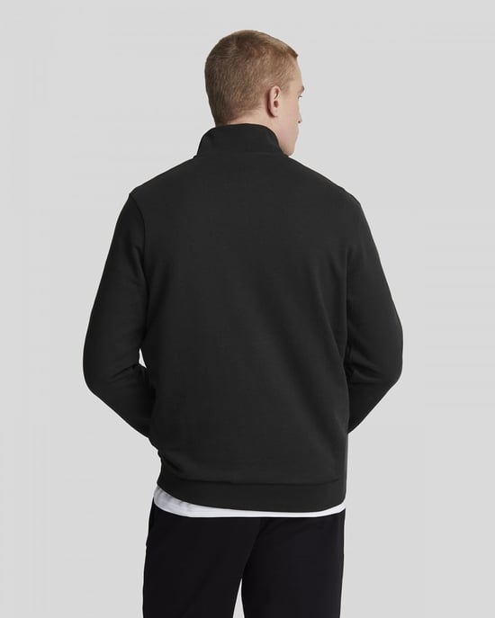 Lyle & Scott Herren Bestickter Viertelreißverschluss Sweatshirt - Image 4