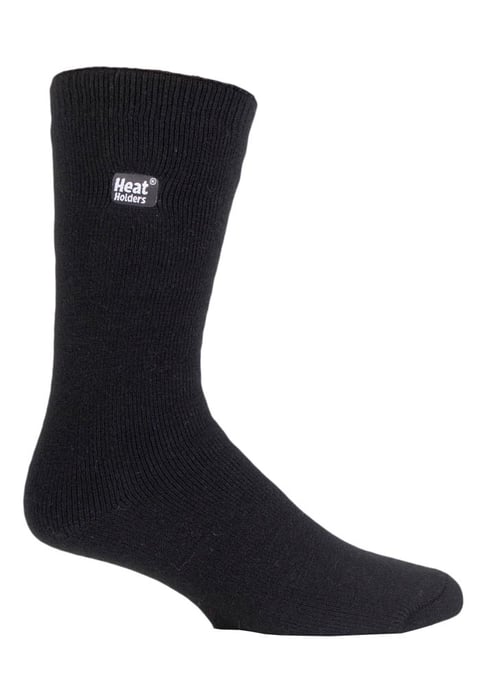 Heat Holders Lite - 3 Paar Multipack Herren isolierte thermische Socken für den Winter | dünne & warme Socken für Kleid Socken - schwarz - Image 1