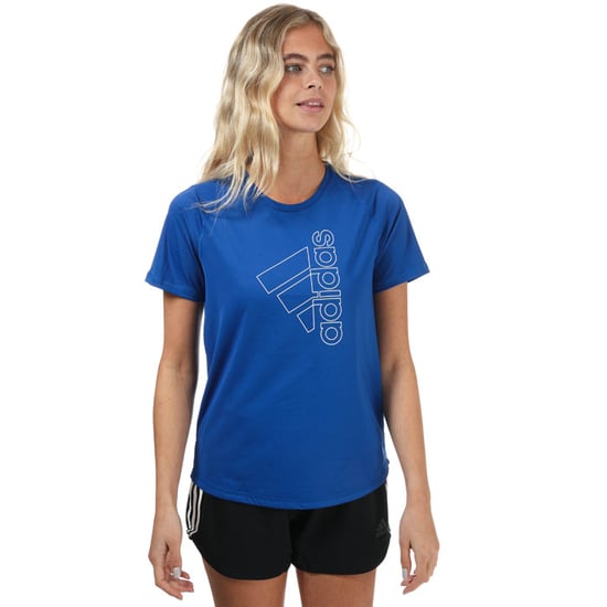 Women's adidas Badge Of Sport T-Shirt in royal white