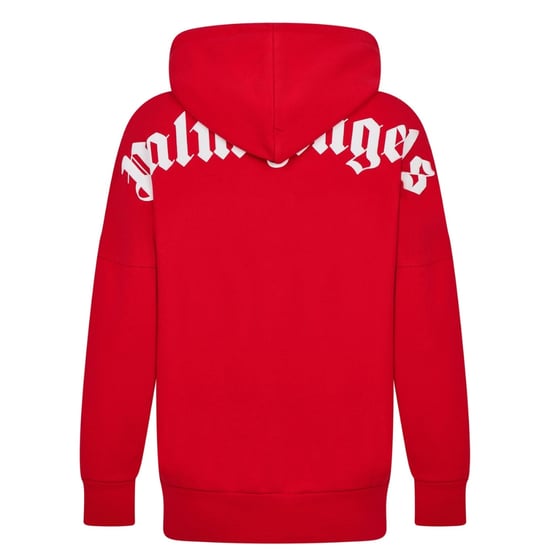Palm Angels Klassisches Logo Roter Hoodie - Image 2