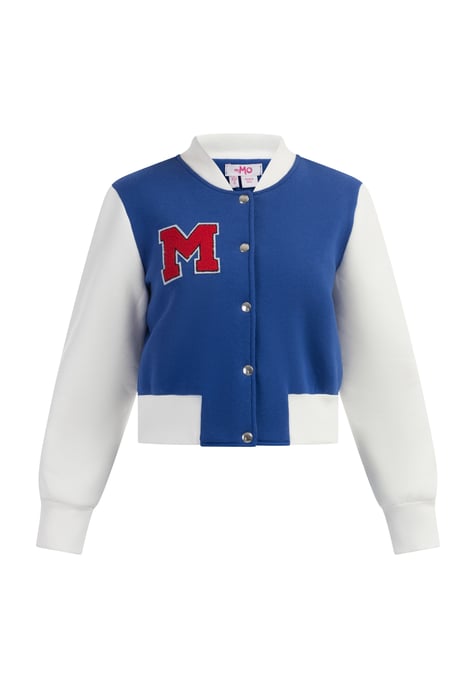 Mymo Collegejacke Damen KÖNIGSBLAU - Image 1