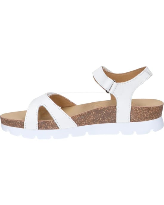 Panama Jack Damen-Wedge-Weißleder-Leder-Plateausandalen – Sulia B1 - Image 3