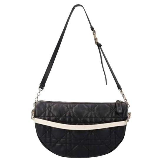 Dior Vibe Medium Hobo-Tasche aus schwarzem Cannage-Lammleder - Image 1