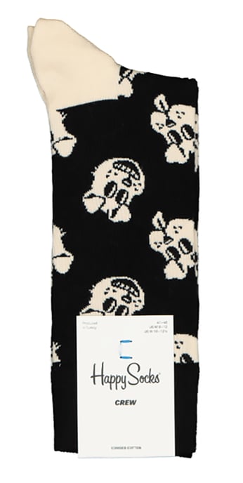 Happy Socks Neuheiten Bunte Helle Baumwollmischung Hundesocken - Schwarz - Image 2