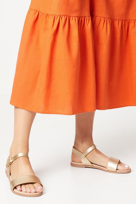 Extra Wide Fit Faye Flat Sandals