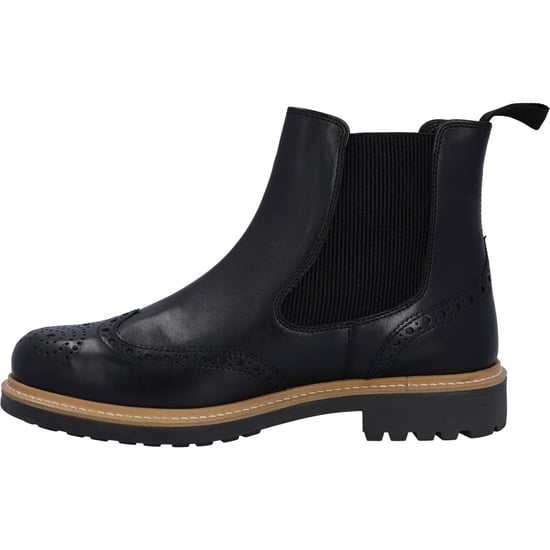 Hunter Cawdor Leder Herren Stiefel Schwarz - Image 5