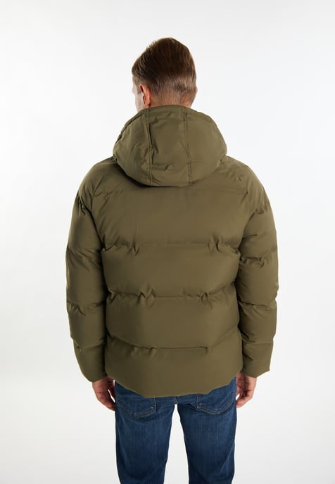 Dreimaster Winterjacke mit Wattierung Herren militärisch oliv - Image 4