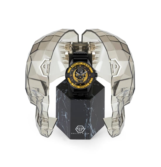 Philipp Plein The $kull Carbon Fiber Schwarz Herren Armbanduhr PWAAA1922 - Image 4