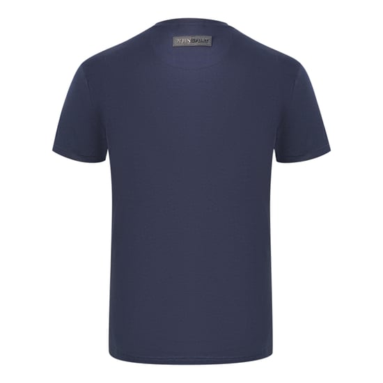 Plein Sport PS78 Design Logo Marineblau T-Shirt - Image 2