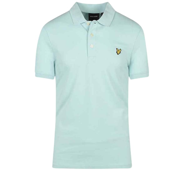 Lyle & Scott Brand Logo Clear Sky Poloshirt auf der Brust - Image 1