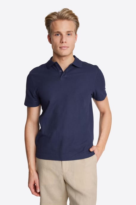 Cotton Pique Polo Shirt - Image 1