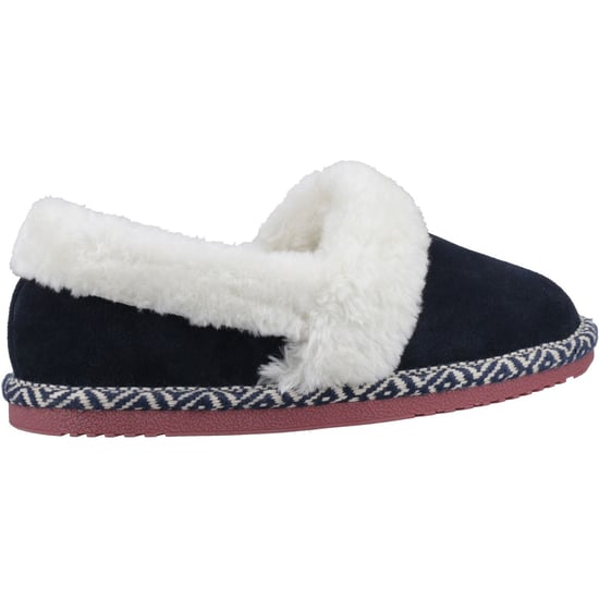 Hush Puppies Ariel Wildleder Damen Navy Pantoffeln - Image 2