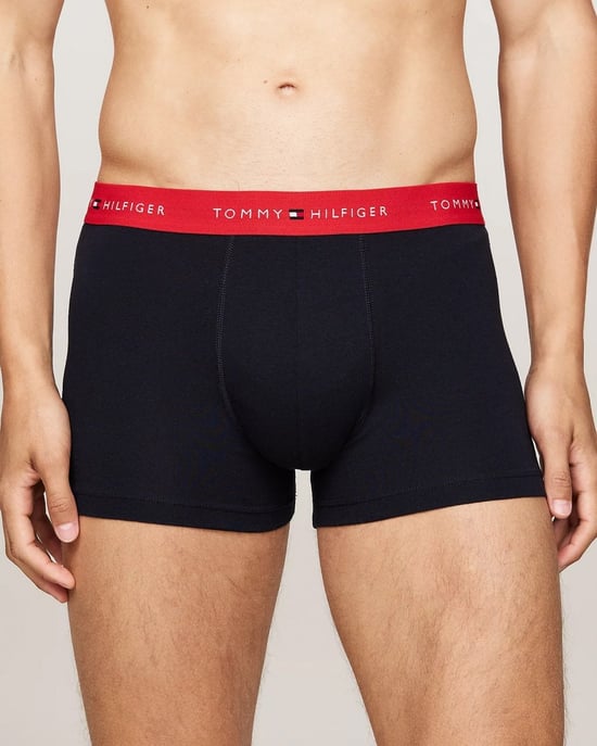 Tommy Hilfiger 3er-Pack Herren Unterhosen mit farbigem Bund - Image 3