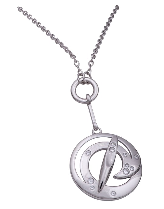 Orphelia Damen-Kette aus 925er Sterlingsilber mit Anhänger – Silber ZH-4494 - Image 3