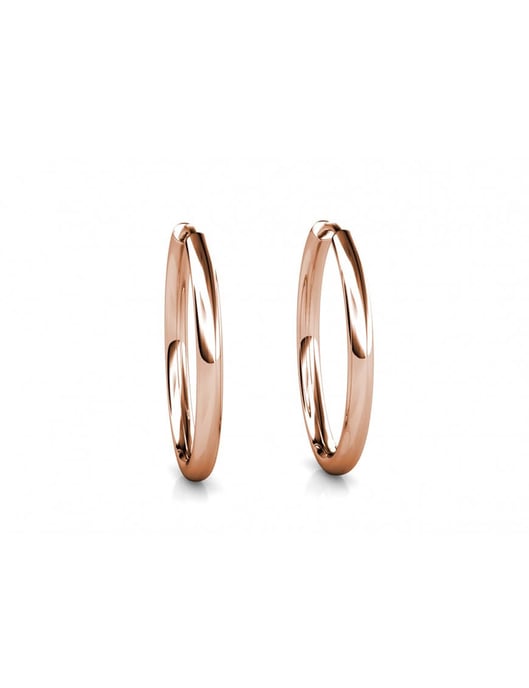 Schicke Ohrringe - Rose Gold und Kristall - Image 6