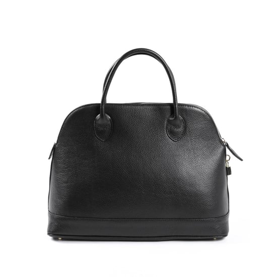 V Italia Damen Handtasche Schwarz BC10880 Dollaro Nero - Image 3