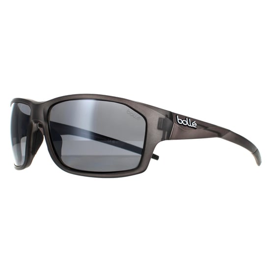 Bolle Wrap Unisex Frost Black TNS Grey Polarized Fenix Sunglasses