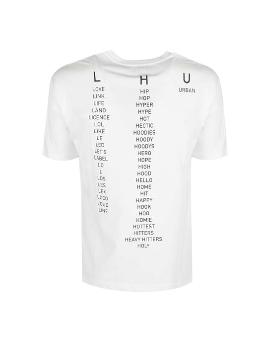 Les Hommes T-shirt Typography Herren schwarz - Image 5