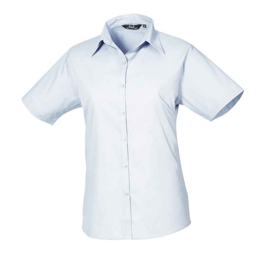 Premier - Bluse für Damen kurzärmlig (Hellblau) - Image 1