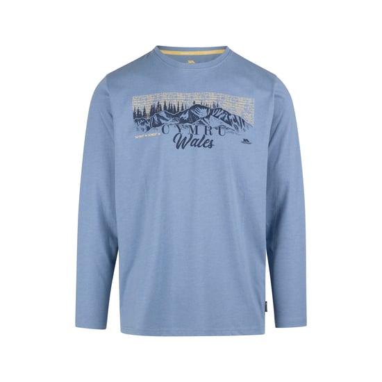 Trespass - "Kulam" T-Shirt für Herren Langärmlig (Jeansblau meliert) - Image 1