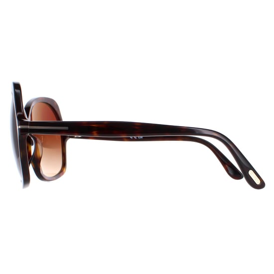 Tom Ford Butterfly Womens Dark Havana Brown Gradient Rosemin FT1013