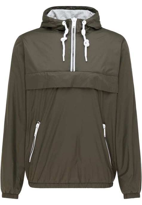 Dreimaster Schlupfjacke Herren dunkeloliv - Image 1