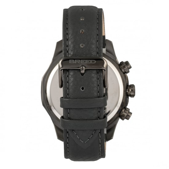 Breed Lacroix Chronograph Leather-Band Watch